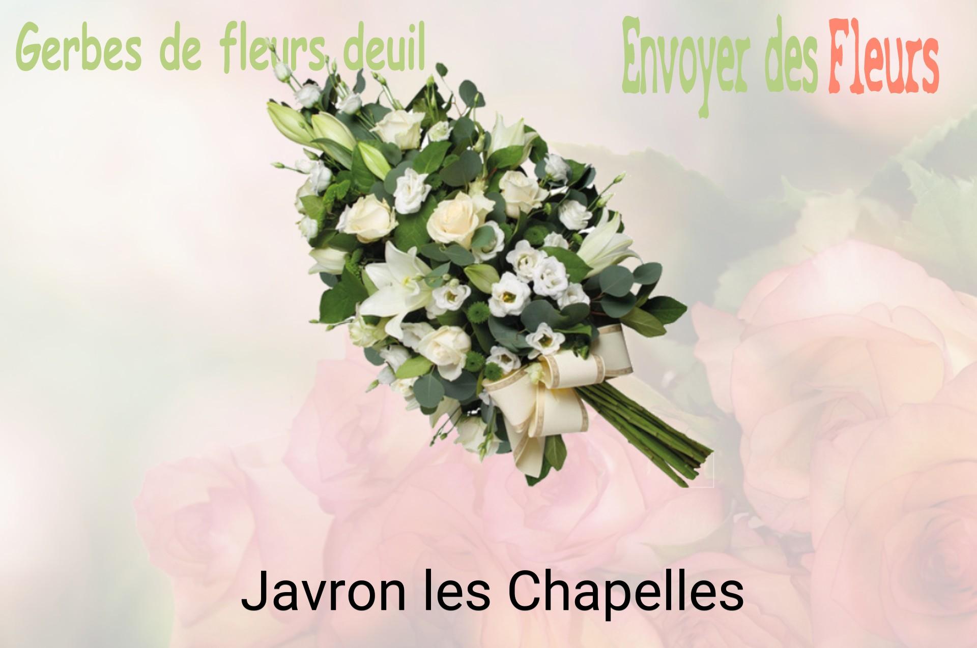 Gerbe de fleurs de deuil livrée à Javron-les-Chapelles